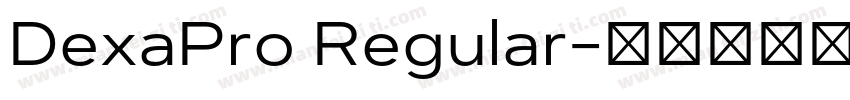 DexaPro Regular字体转换